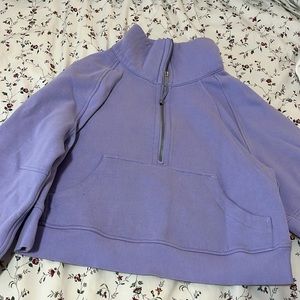 lululemon scuba oversized funnel half zip